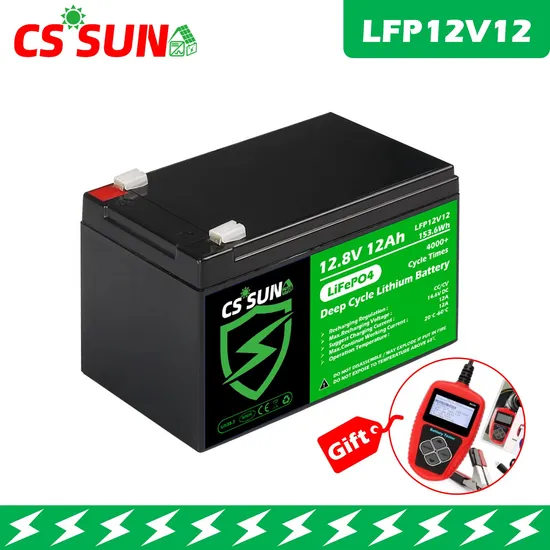 CSSUN 12V12Ah Stackable Lithium Ion Battery Instant SLA Replacement for LTX Inverter CSSUN 12V12Ah Stackable Lithium Ion Battery