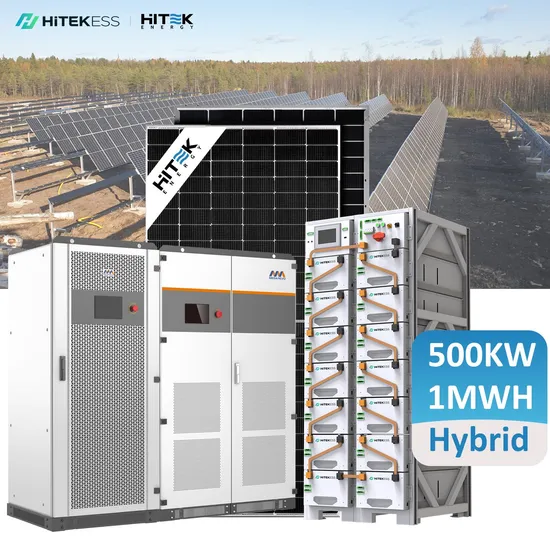 Hitek 100kVA 500kw 500kVA Hybrid off/on Grid System Solar Energy Panel Kit with Solar Inverter Lithium Battery 