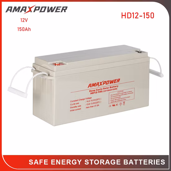 12V65ah AGM Gel Deep Cycle Solar UPS Battery for Lighting