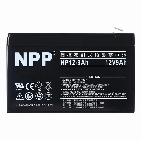 Durable Npp 12V Gel Battery 9ah for Emergency Lighting and Security Systems 