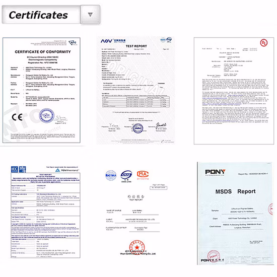 UL 552540 Rechargeable 3.7V 540mAh Lithium Polymer Battery Lipo Battery for Medical Device